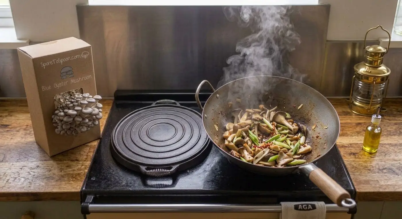 Blue Oyster Stir-Fry